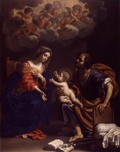 The Holy Family by Benedetto Gennari II