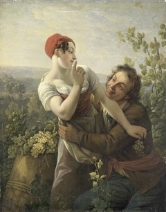 The Impassioned Grape Picker by Peter Paul Joseph Noël