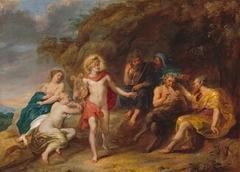 The Judgment of Midas by Jan van den Hoecke