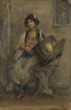 The Lady Drummer by Isaac Israels