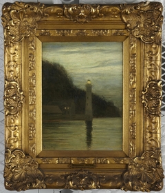 The Lighthouse, Honfleur by Homer Dodge Martin