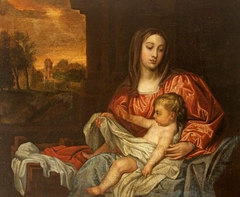 The Madonna and Child (after Van Dyck) by Anonymous