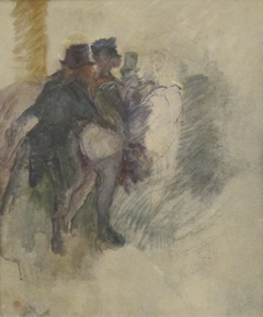 The Masked Ball at the Elysée Montmartre by Henri de Toulouse-Lautrec