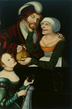 The Procuress by Lucas Cranach the Elder