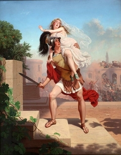 The Rape Of The Sabines: The Abduction. by Charles Christian Nahl