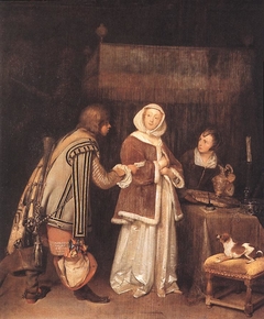 The Rejected Letter by Gerard ter Borch