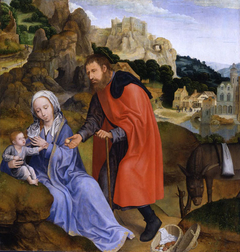 The Rest on the Flight into Egypt by Quentin Matsys