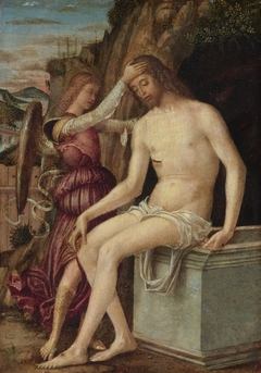 The Resurrected Christ with an Angel by Gian-Francesco de Maineri