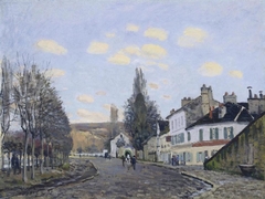 The Route from Saint-Germain to Marly by Alfred Sisley