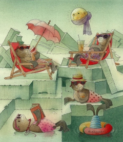 The Seal Beach by Kestutis Kasparavicius