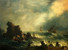 The Storm on the Turkish Coast by Ivan Aivazovsky