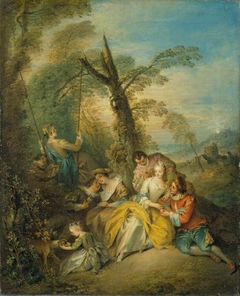 The Swing (La conversation intéressant) by Jean-Baptiste Pater