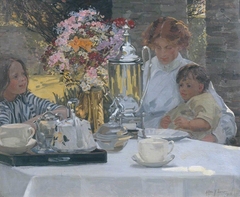 The Tea Party by Hilda Fearon