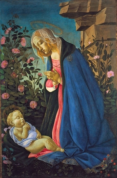 The Virgin Adoring the Sleeping Christ Child by Sandro Botticelli