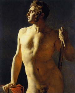 Torse ou demi-figure peinte by Jean-Auguste-Dominique Ingres