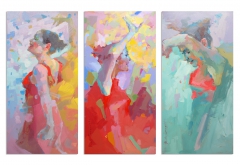 Triptych  by Renata Domagalska