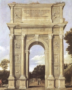 Triumphal Arch by Domenichino