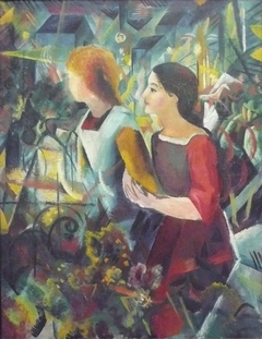 Two Girls by August Macke