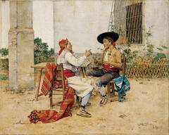 Two Inhabitants of the Valencia Huerta by Joaquín Agrasot y Juan