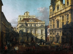 Universitätsplatz in Vienna by Bernardo Bellotto