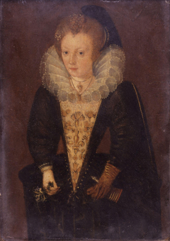 Unknown woman, possibly Lady Arabella Stuart by anonymous painter