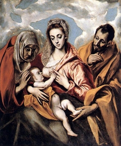 Holy Family with St Anne by El Greco