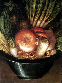 Portrait with Vegetables by Giuseppe Arcimboldo