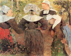 Four Breton Women by Paul Gauguin