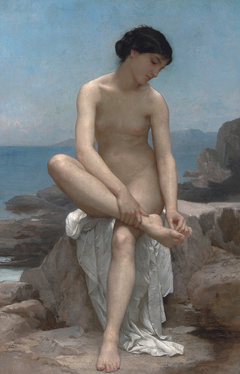 The Bather by William-Adolphe Bouguereau