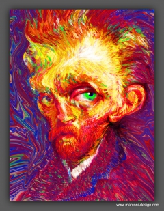 Van Gogh Caricature by José Marconi