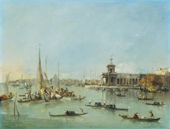 Venice: the Dogana with the Giudecca by Francesco Guardi