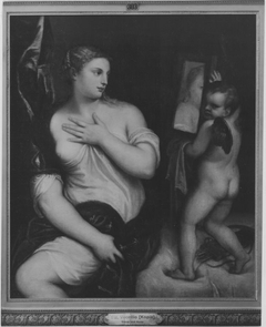 Venus and Cupid with a Mirror by Titian