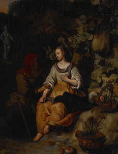 Vertumnus and Pomona by Gerbrand van den Eeckhout