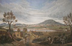 View of El Paso by Leon Trousset