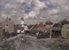 Village Street in Holland by Ludvig Munthe