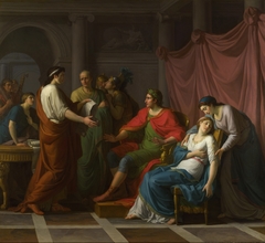 Virgil reading the Aeneid to Augustus and Octavia by Jean-Joseph Taillasson