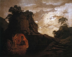 Virgil's Tomb by Joseph Wright of Derby