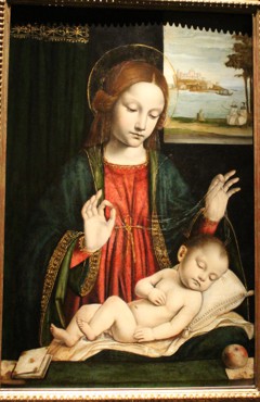 Virgin of the Veil by Ambrogio Bergognone