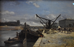 Vue du Quai d'Orsay by Johan Jongkind