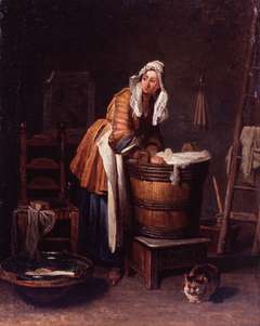 Washerwoman by Jean-Baptiste-Siméon Chardin