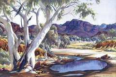 Western MacDonnell Landscape by Albert Namatjira