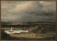 Wide River Landscape by Philip de Koninck