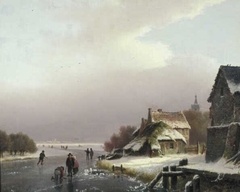 Winter Landscape by Barend Cornelis Koekkoek