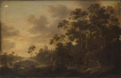 Woods beside a Canal by Joachim Govertsz Camphuysen