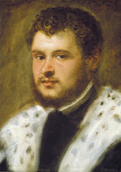 Young Man with a Beard by Domenico Tintoretto