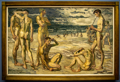 Young Men by the Sea by Max Beckmann