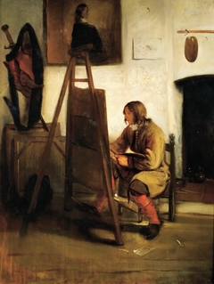 Young Painter in his Studio by Barent Fabritius