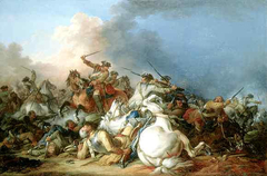 A Battle by Francesco Giuseppe Casanova