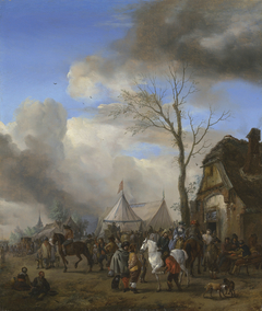 A Horse Fair by Philips Wouwerman