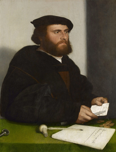 A Merchant of the German Steelyard: 'Hans of Antwerp' by Hans Holbein